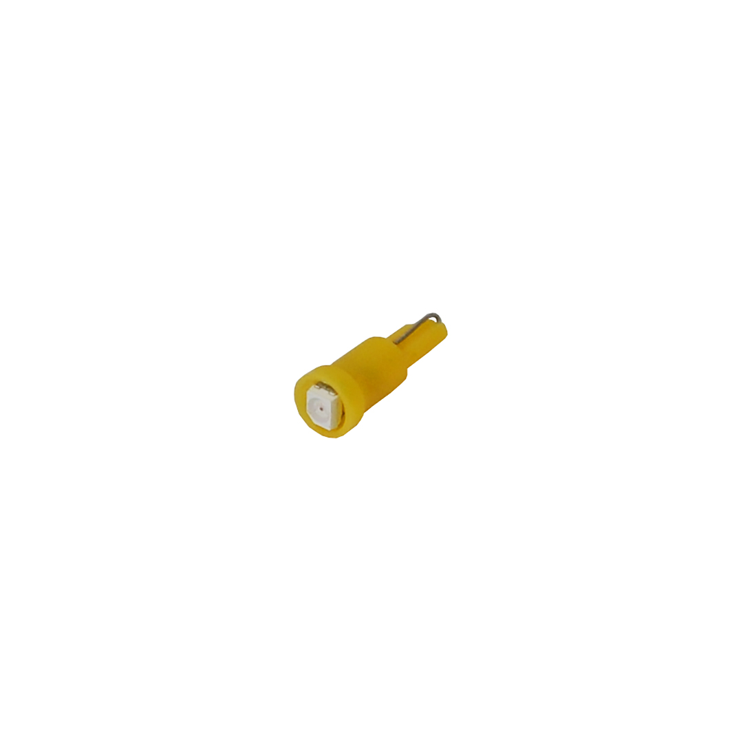 Лампа щитка приладів 2108 б / ц LED T5 12V 1 діод жовта Crystal