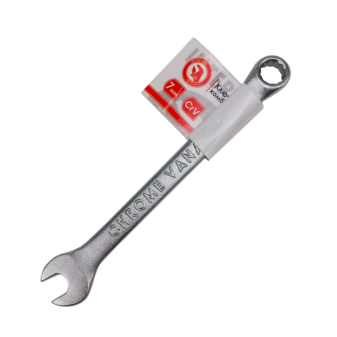 Ключ рожково-накидний 07 мм Intertool