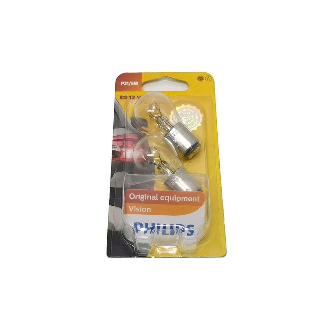 Лампа двоконтактний P21/5W 12V (компл. 2 шт) Blister Philips