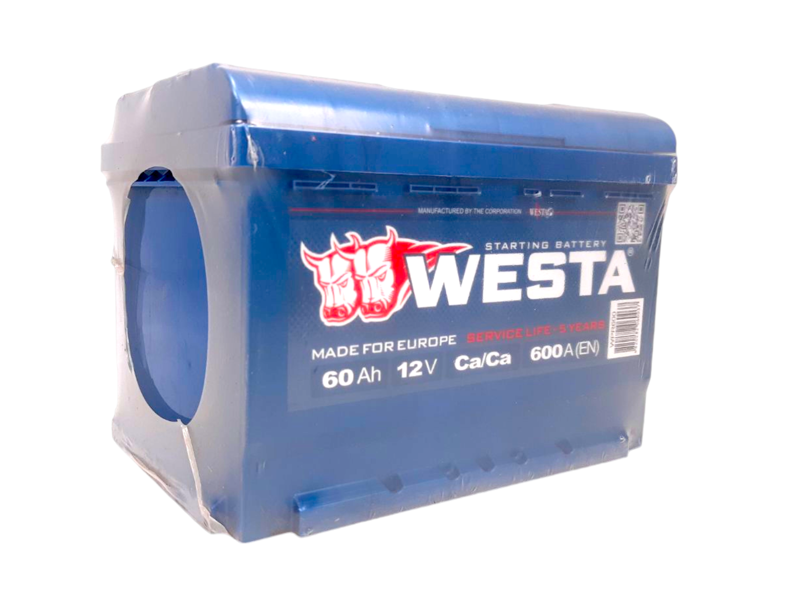 Акумулятор 60 А/год євро 600 А Westa Premium