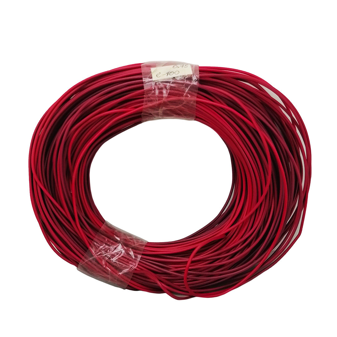 Провід ПГВА 0.75 червоний (в упак. 100 м) Кам'янець-Подільський