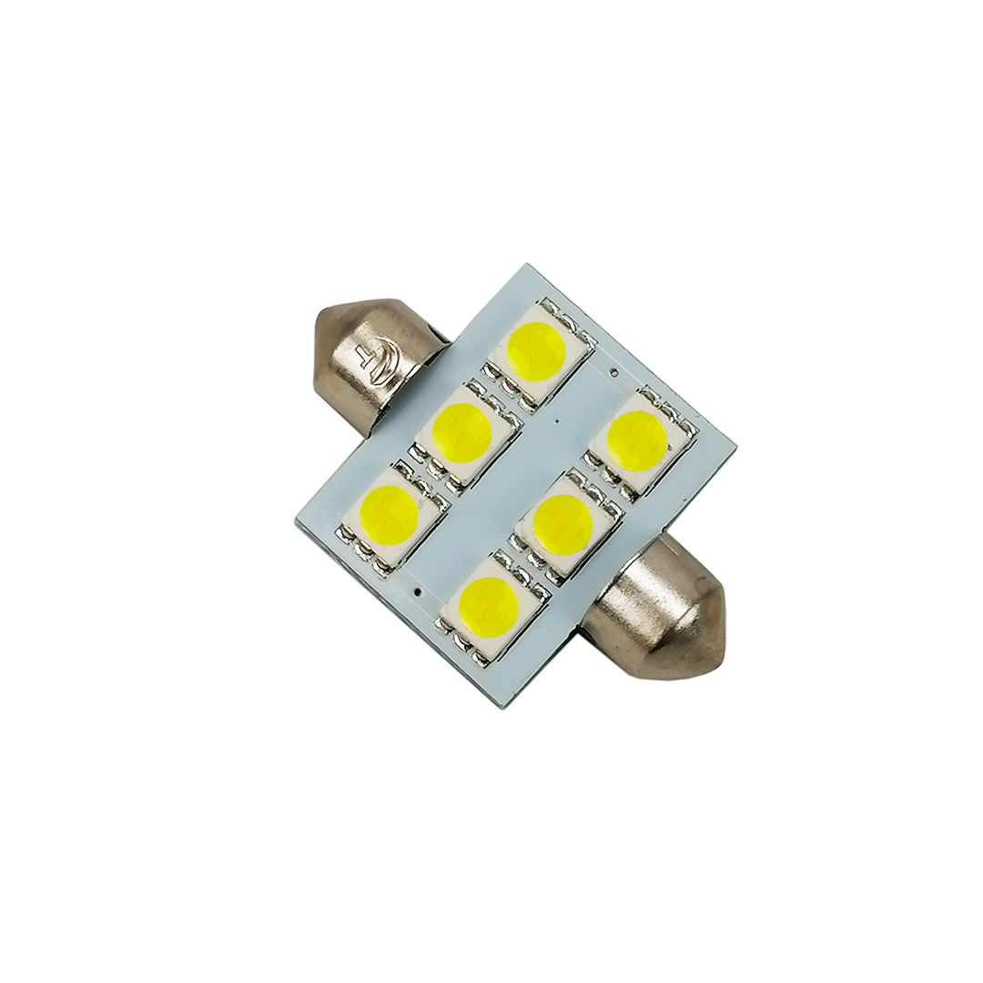 Лампа салону LED 31 мм T11 12V 6 діодів Tempest