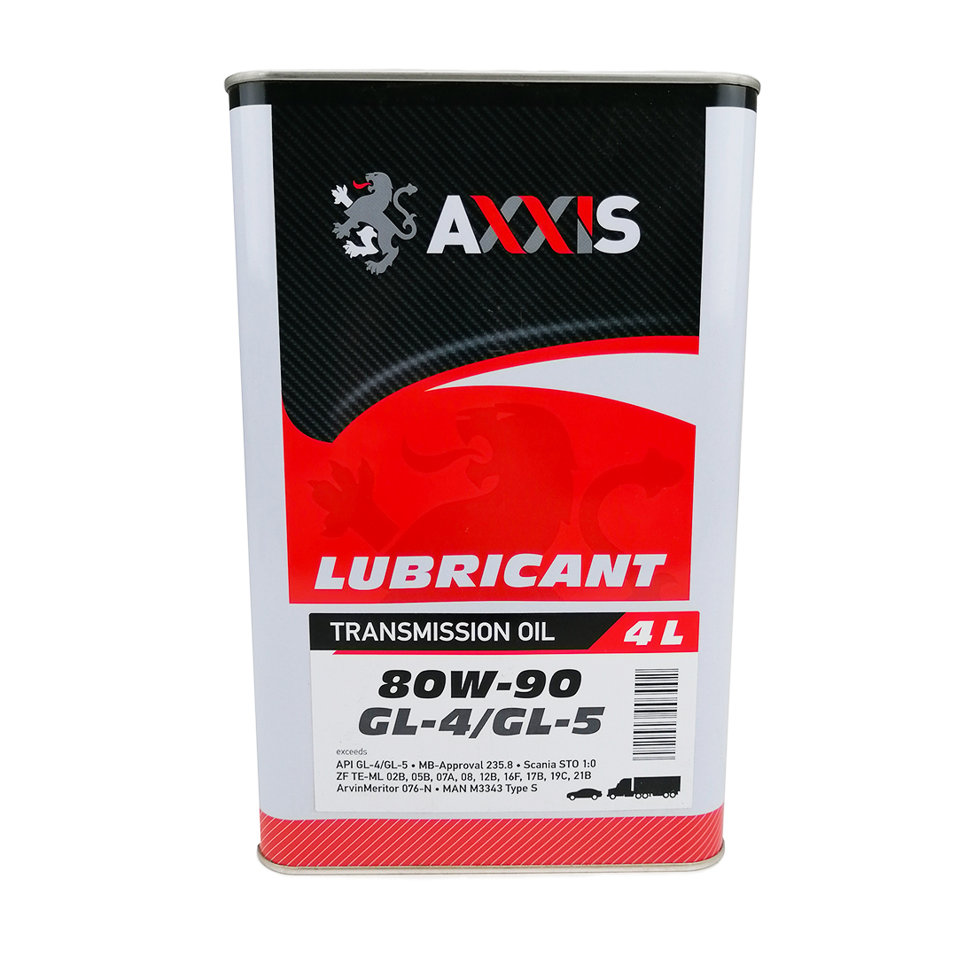 Олива трансмісійна 80W-90 4л GL-4/GL-5 Axxis