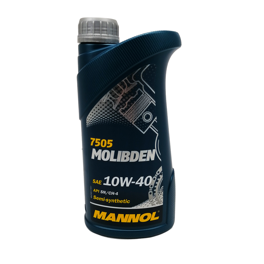 Олива моторна 10W-40 1л MoS2 Benzin Mannol