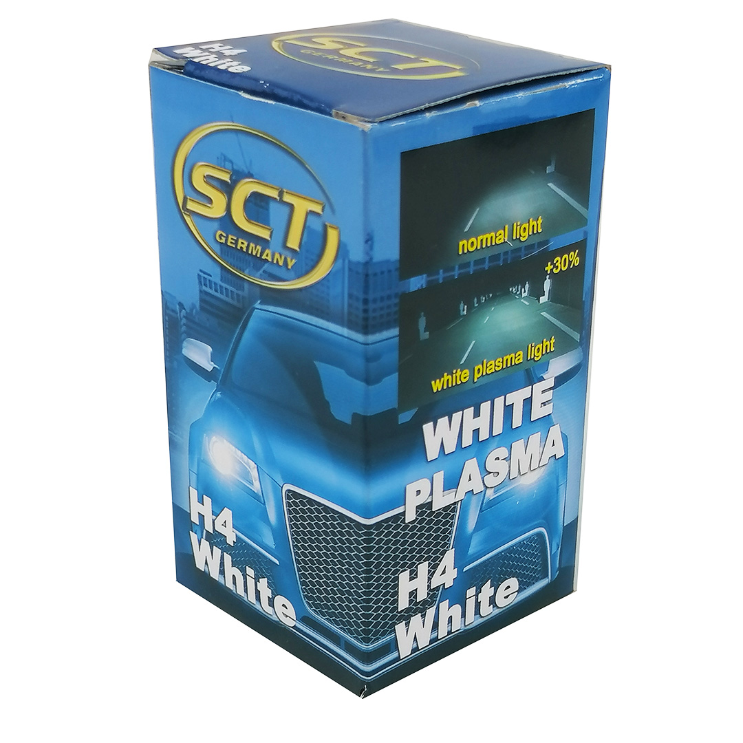 Лампа Н4 12V Р43 60/55W Super White SCT